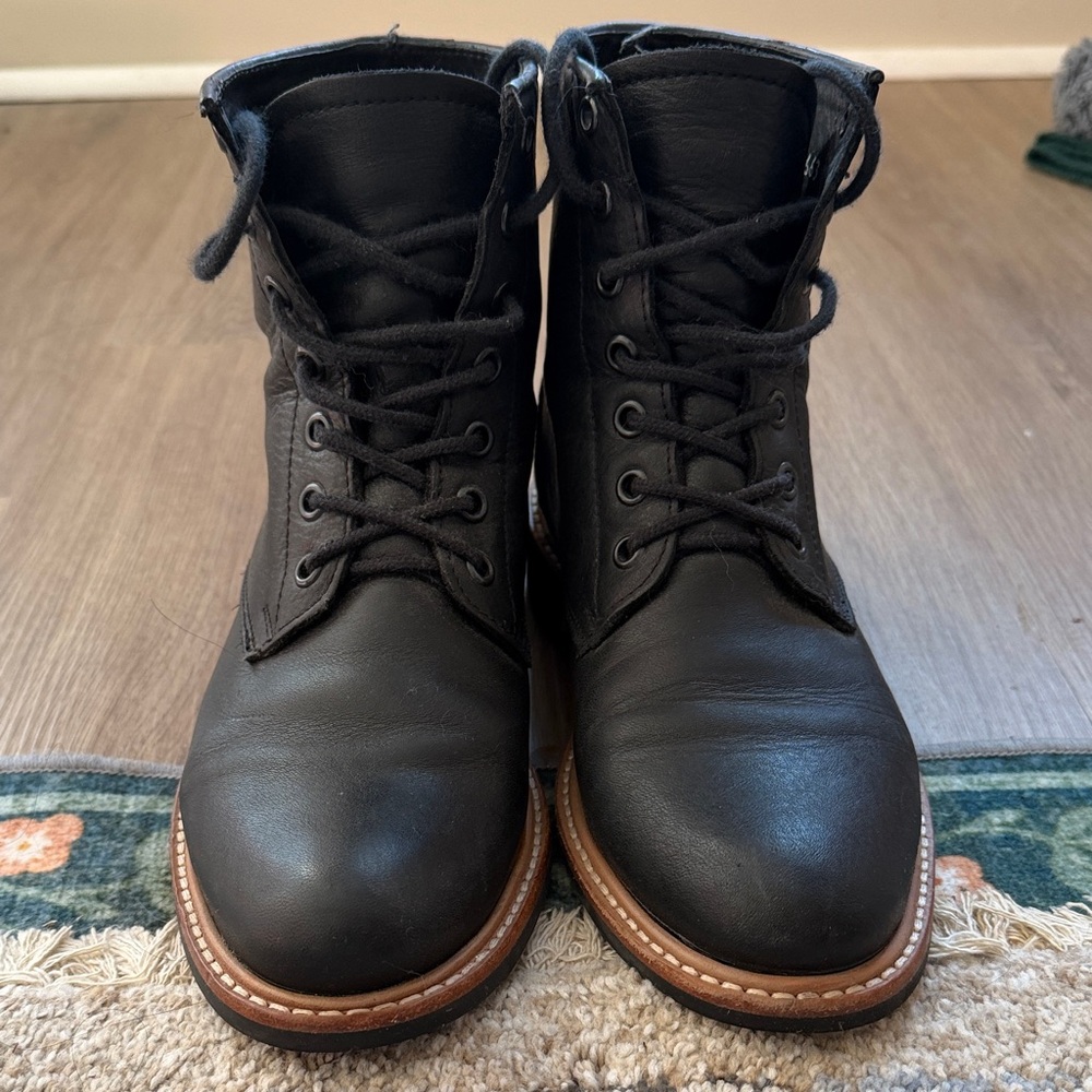 Nisolo Black Leather Boots